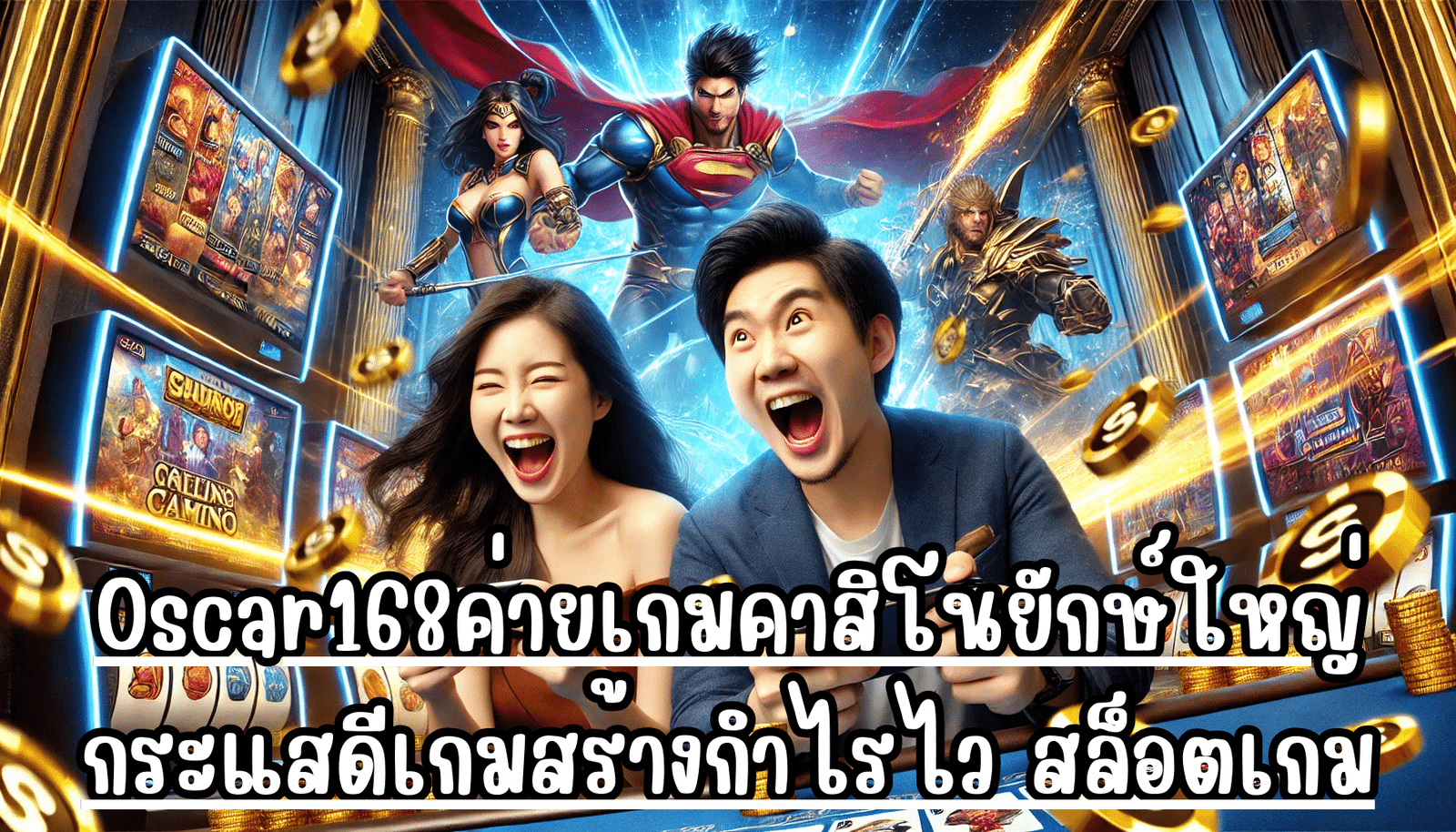 Oscar168 ค่ายเกมคาสิโน ยักษ์ใหญ่กระแสดี เกมสร้างกำไรไว สล็อต เกมยิงปลา จ่ายโบนัสเร็ว