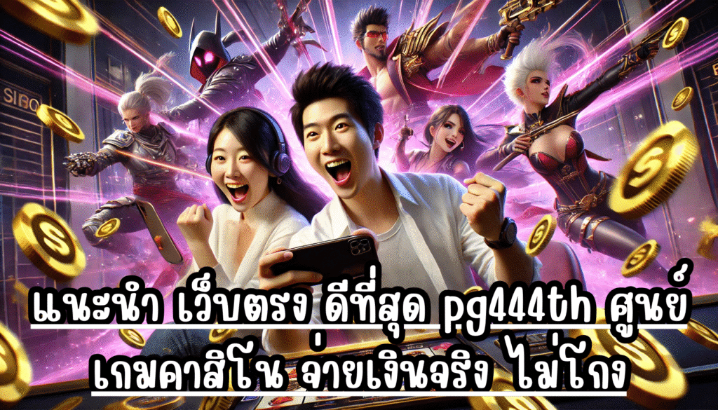 แนะนำ เว็บตรง ดีที่สุด pg444th ศูนย์เกมคาสิโน จ่ายเงินจริง ไม่โกง