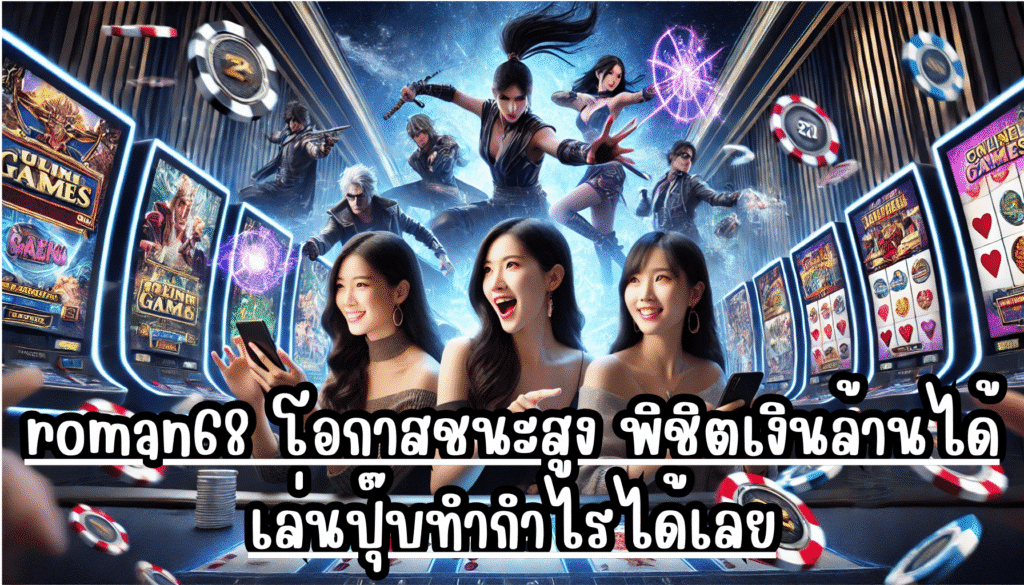 roman68 โอกาสชนะสูง พิชิตเงินล้านได้ เล่นปุ๊บทำกำไรได้เลย