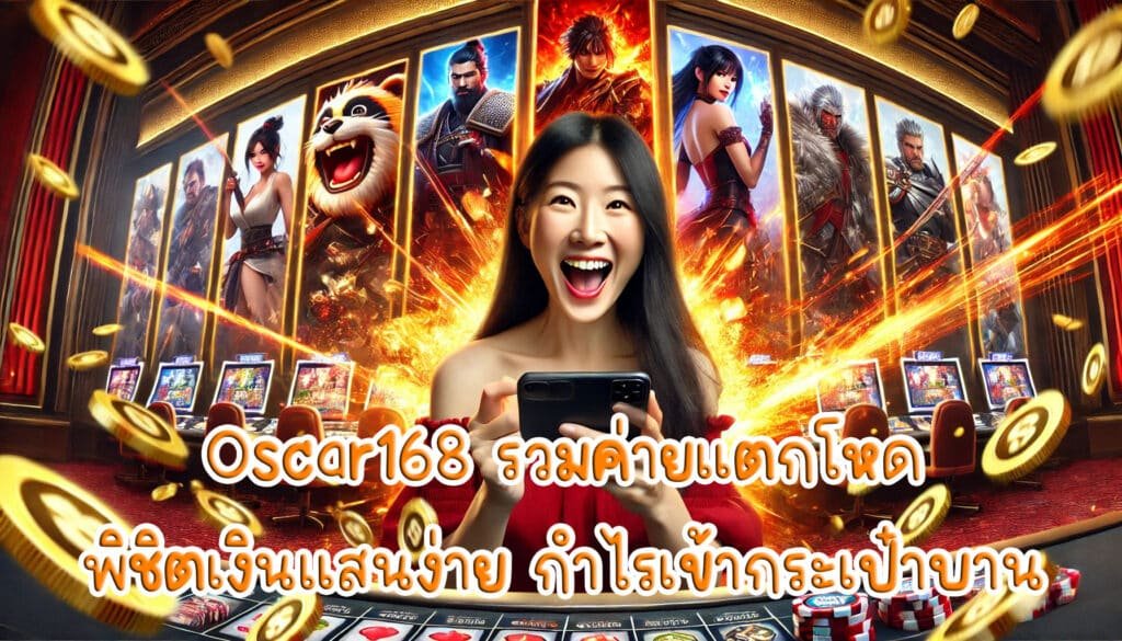 Oscar168 รวมค่ายแตกโหด พิชิตเงินแสนง่าย กำไรเข้ากระเป๋าบาน-1