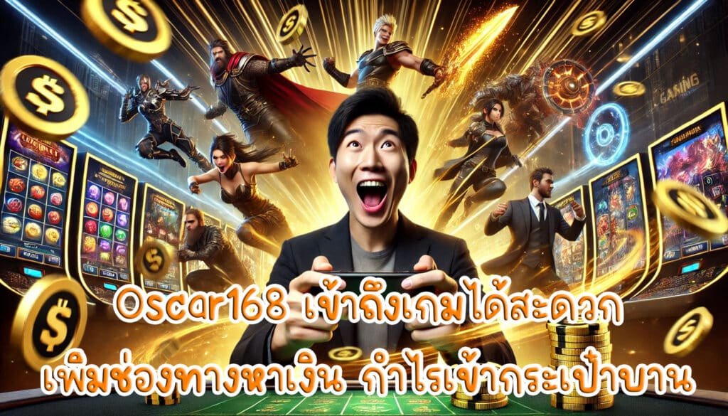 Oscar168 เข้าถึงเกมได้สะดวก เพิ่มช่องทางหาเงิน กำไรเข้ากระเป๋าบาน-2
